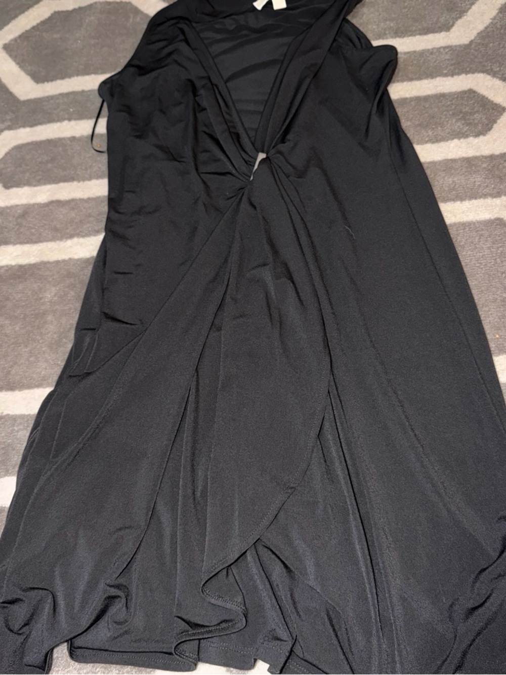 Michael Kors Plunge Neck Evening Dress Sz XL